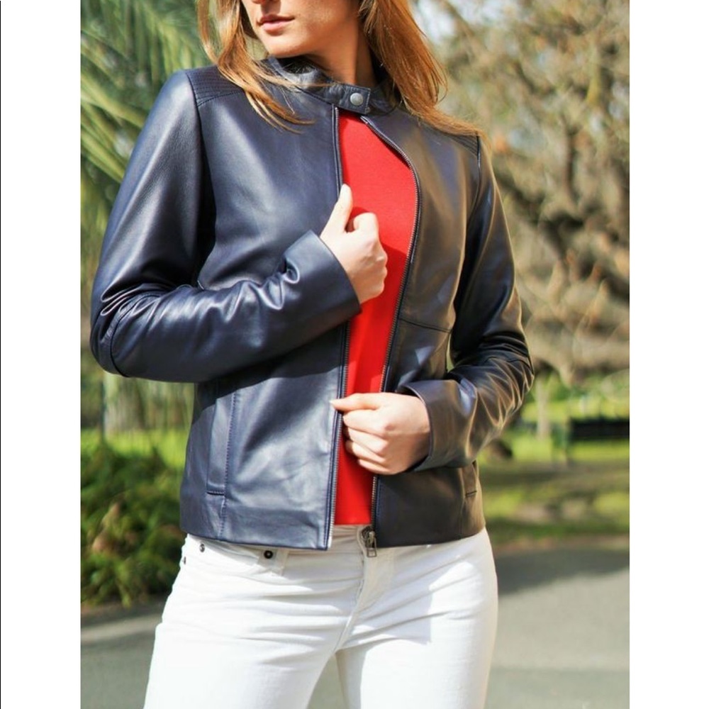 GAP Woman leather jacket size S